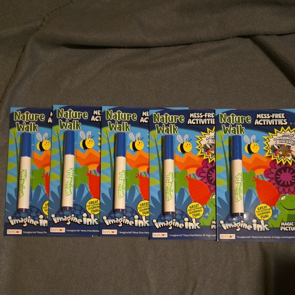 Benson Imagine Ink Mess-free Activities - Lot Of 5